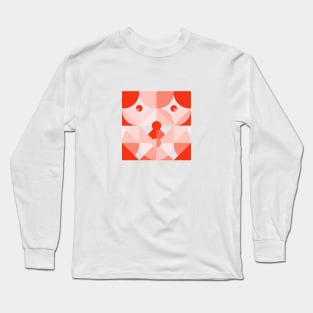 Cute Geometric Design Long Sleeve T-Shirt